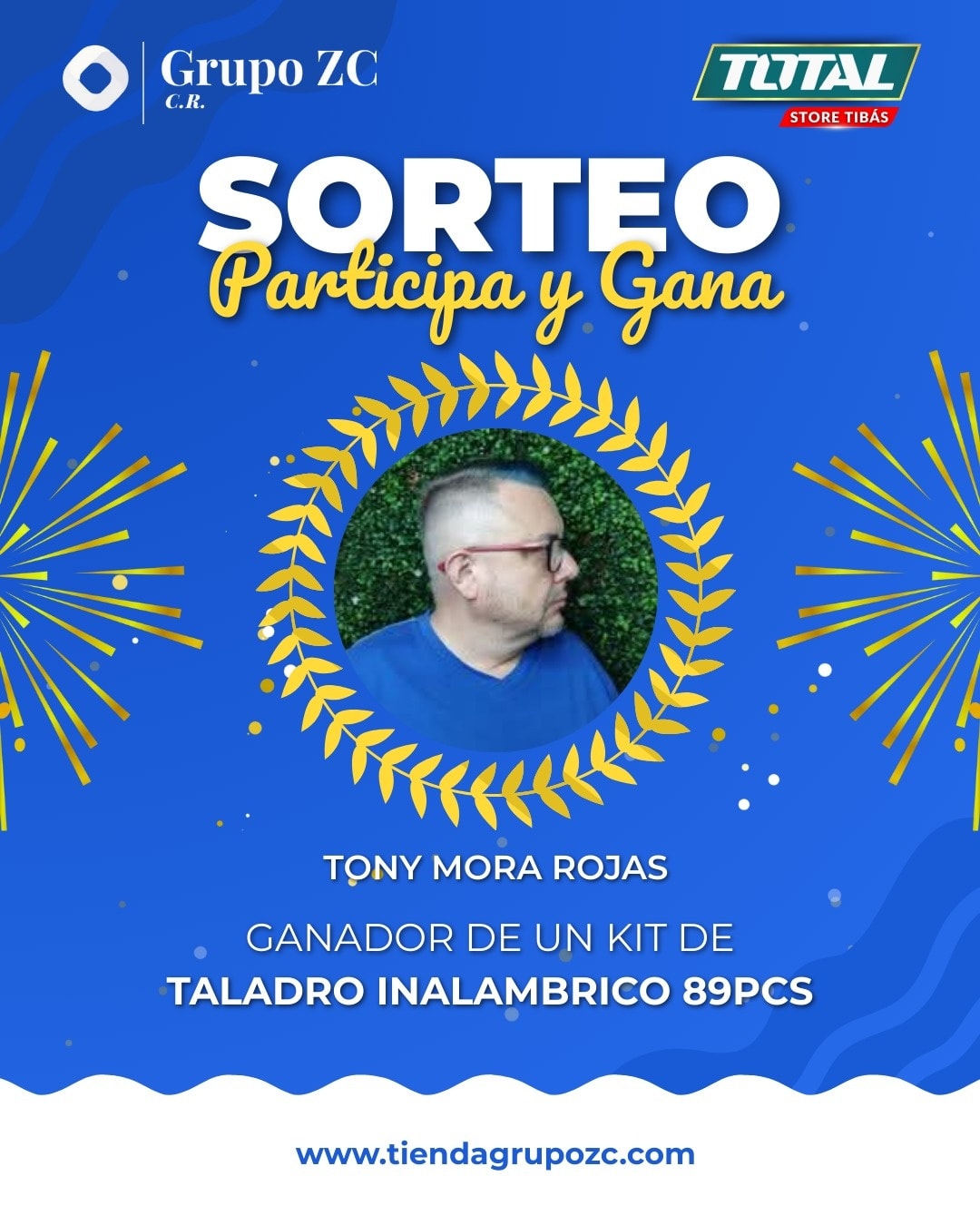 Total - 🎉 ¡TENEMOS GANADOR! 🎉 Felicitamos a Tony Mora Rojas, ganador de ...
