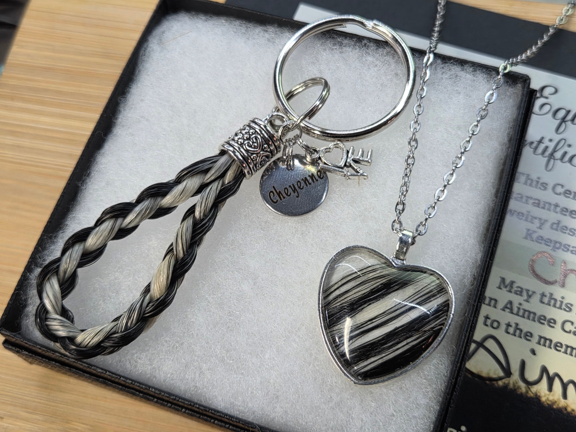 Equine - Two client favorites: a stunning rope braid keychain and a ...