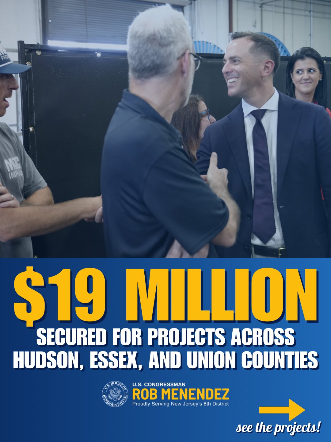 HUGE NEWS: Over $19M is coming to... - Rep. Rob Menendez | Facebook