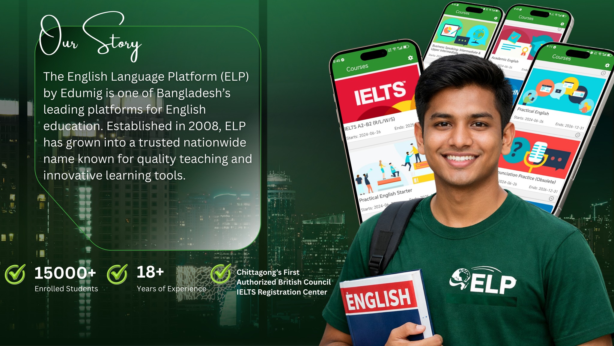 English Learning Platform by Edumig | Chittagong