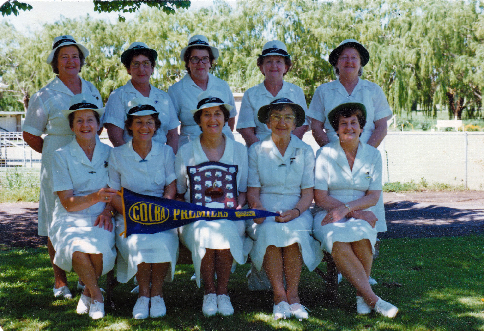 Mortlake - Mortlake Ladies Bowlers 1979/80. E. Webster, L. Barr, Jean ...
