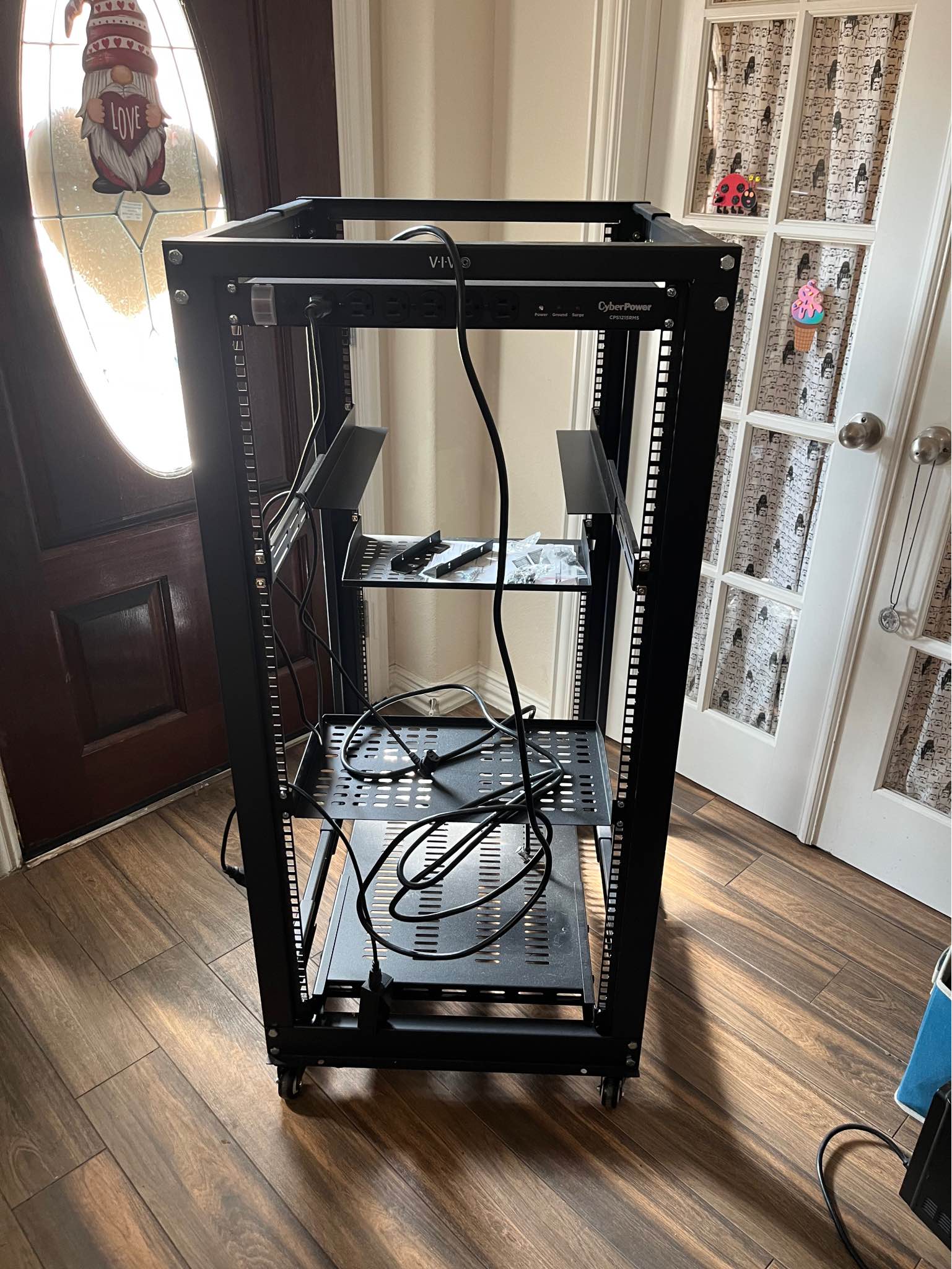 Open server rack with accessories. - Dish Racks - Tomball, Texas ...