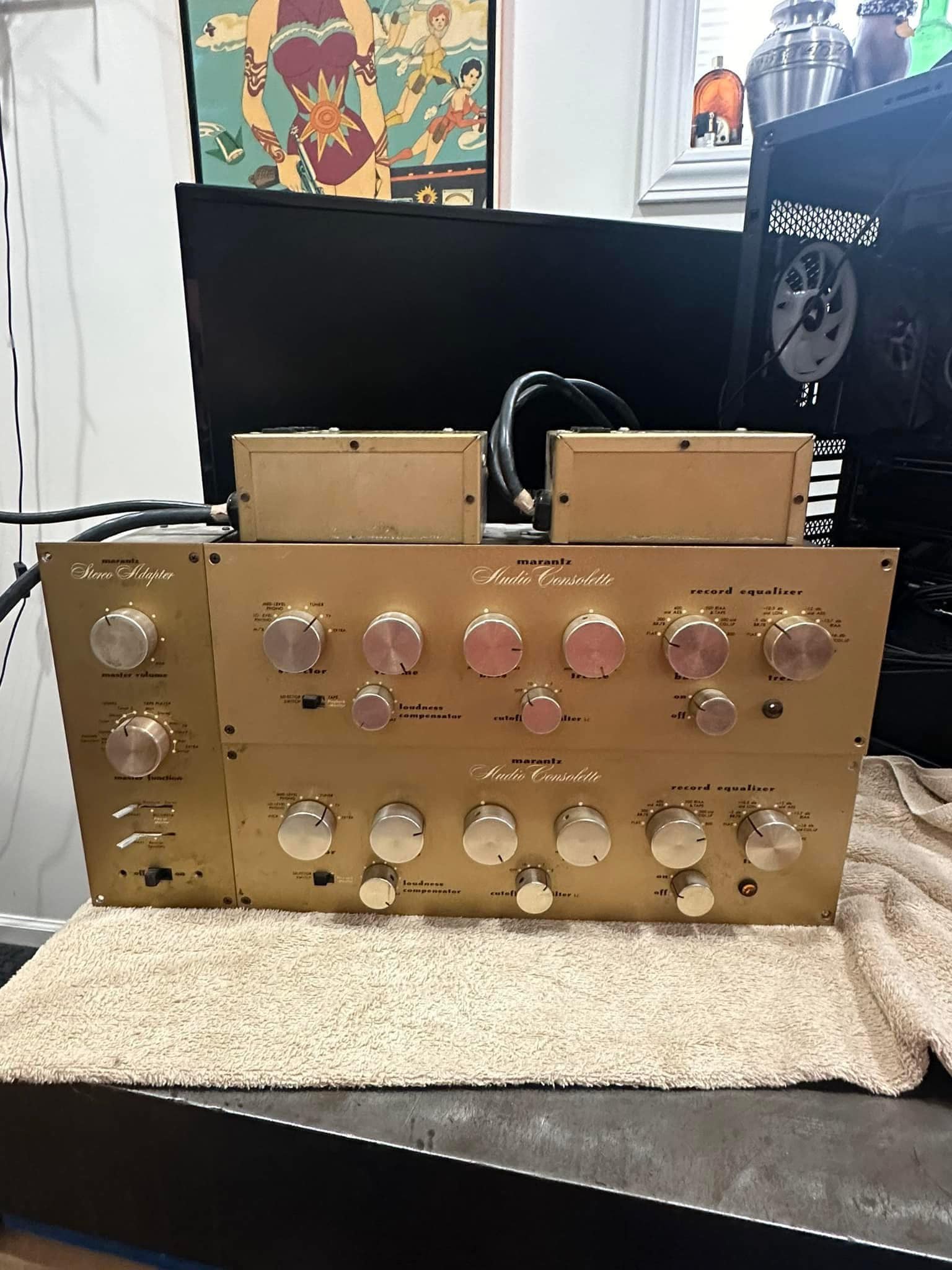 Marantz Model 1 stereo preamp project