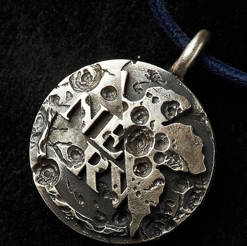 Evangelion x Rin - Indivi:dual Silver NERV Pendant US $ 239.99 See