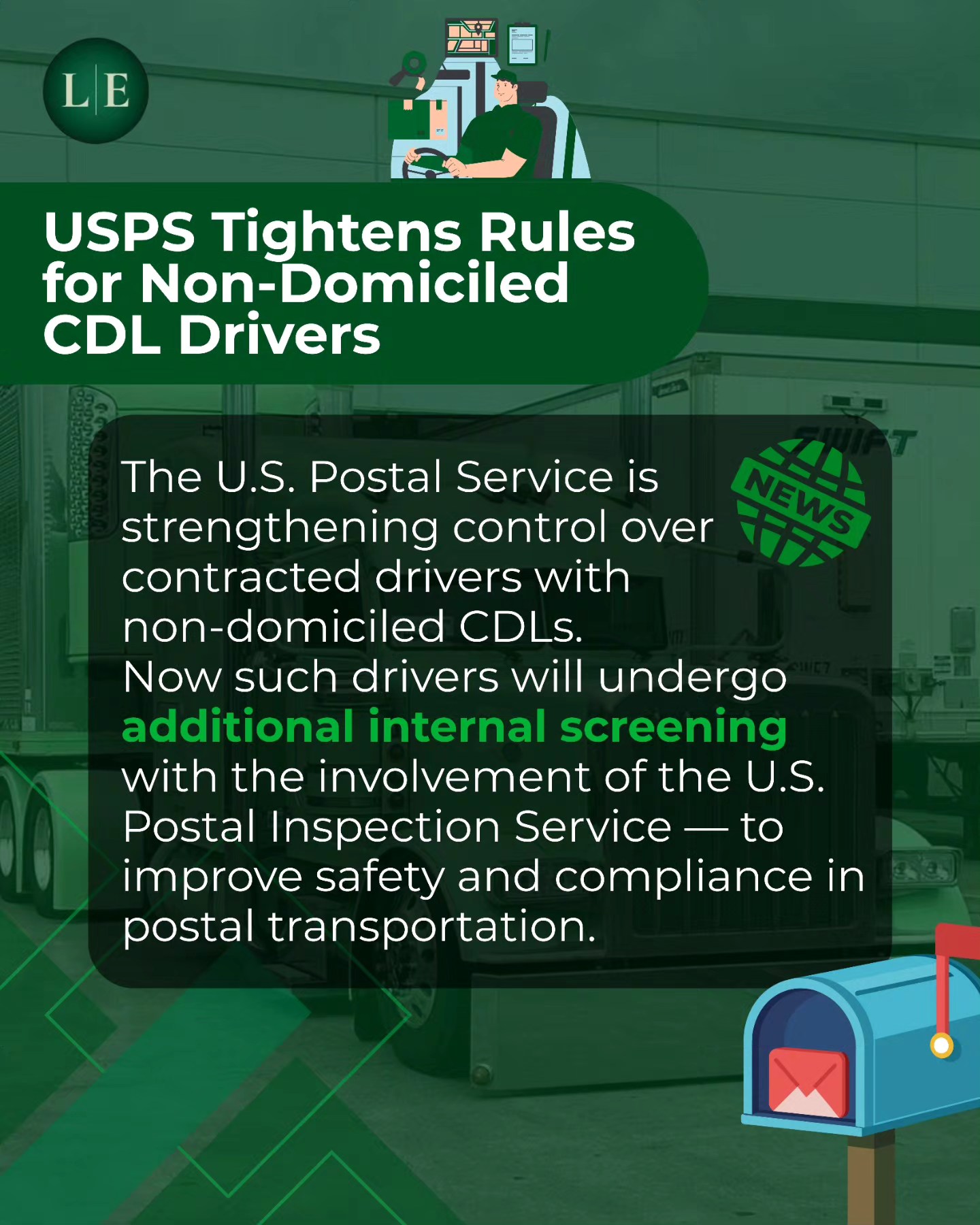 LE Services LLC - USPS has introduced stricter control... | Facebook