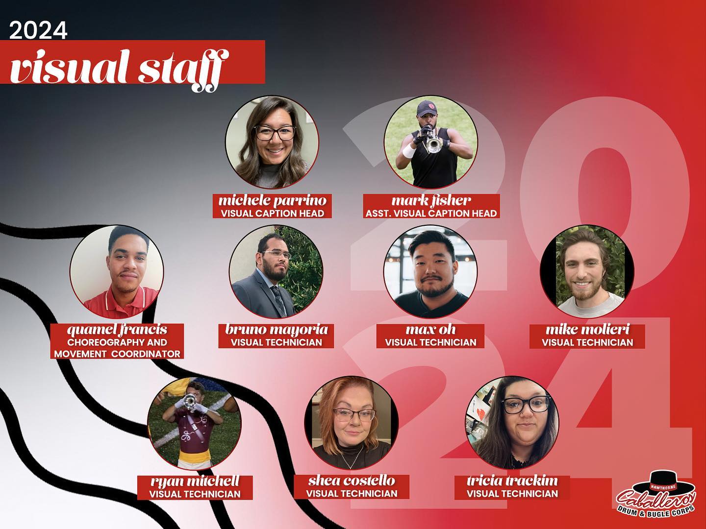 Introducing our 2024 Visual Staff!... - Hawthorne Caballeros | Facebook