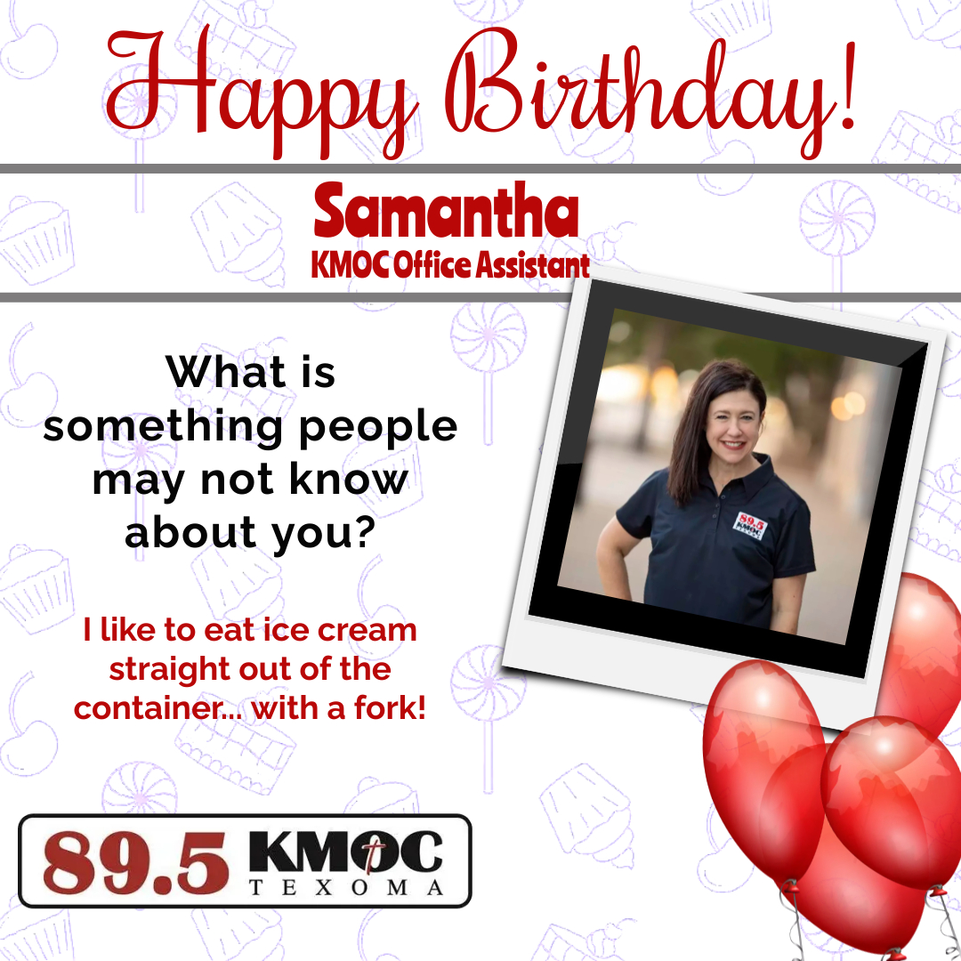 KMOC - Happy Birthday to our very own Samantha! 🎂🍦...