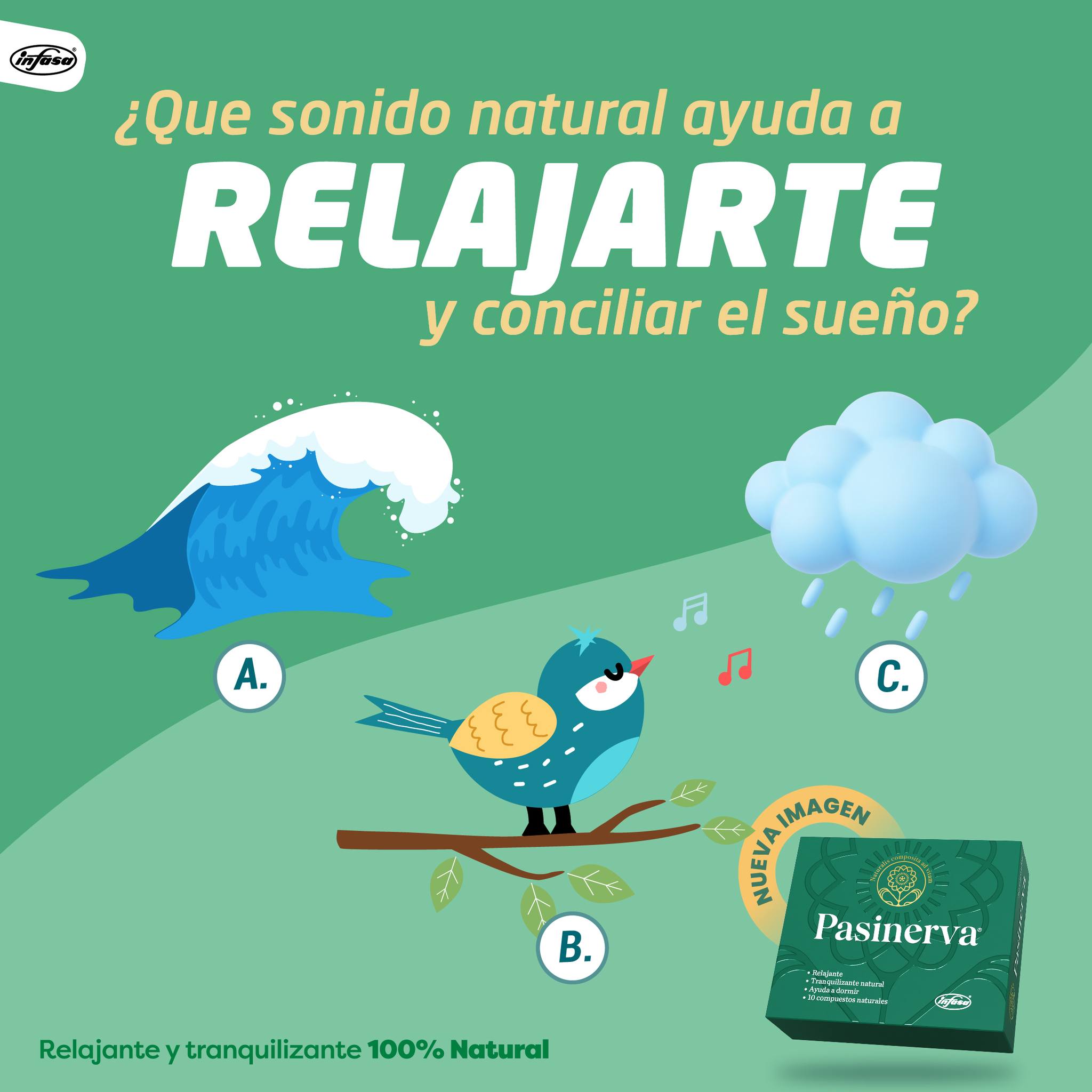 Pasinerva - ¡Adivina el Sonido Relajante! 🌊🐦☔ ¿Cuál crees...