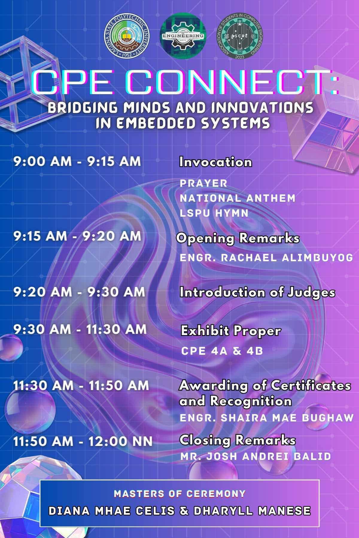 LSPU - 📢 Here’s the Flow of Event for Tomorrow’s Exhibit! 🚀 Get ready ...