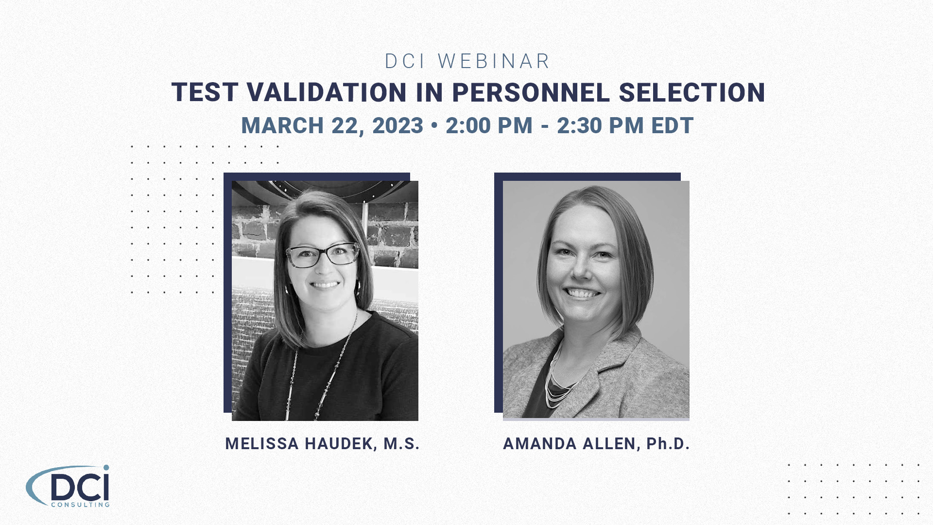 Join DCI consultants Melissa... - DCI Consulting Group, Inc. | Facebook
