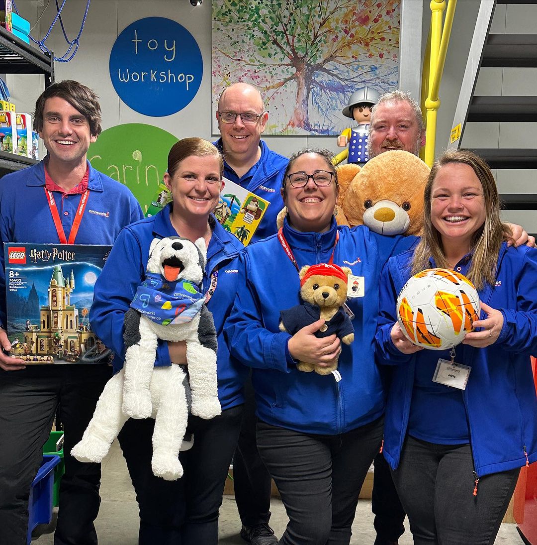 Officeworks - The team at CaringKids Charity dropping in... | Facebook