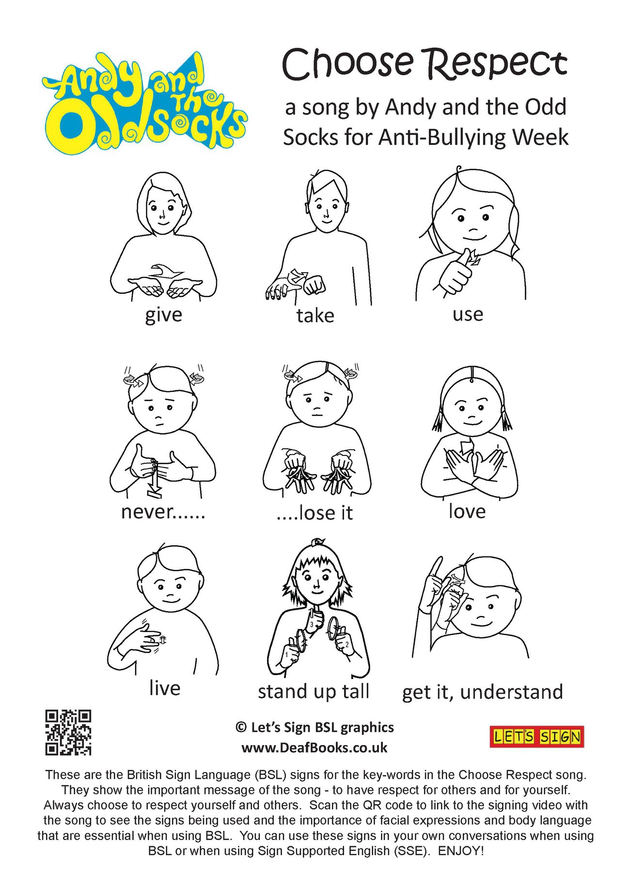 Let's Sign BSL - Here are the BSL key-word signs sheets...