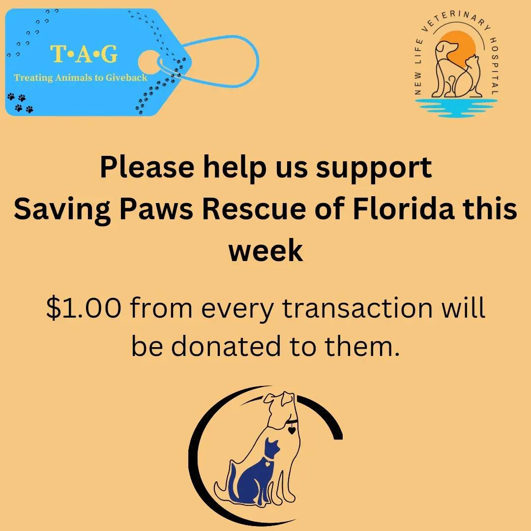 T.A.G You're It! Saving... - New Life Veterinary Hospital | Facebook