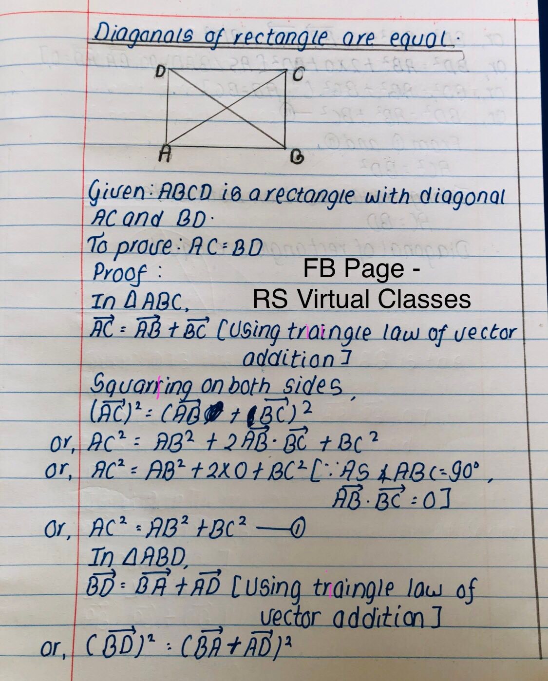 Class 10 || Optional Mathematics Vector Theorem || Group D Very