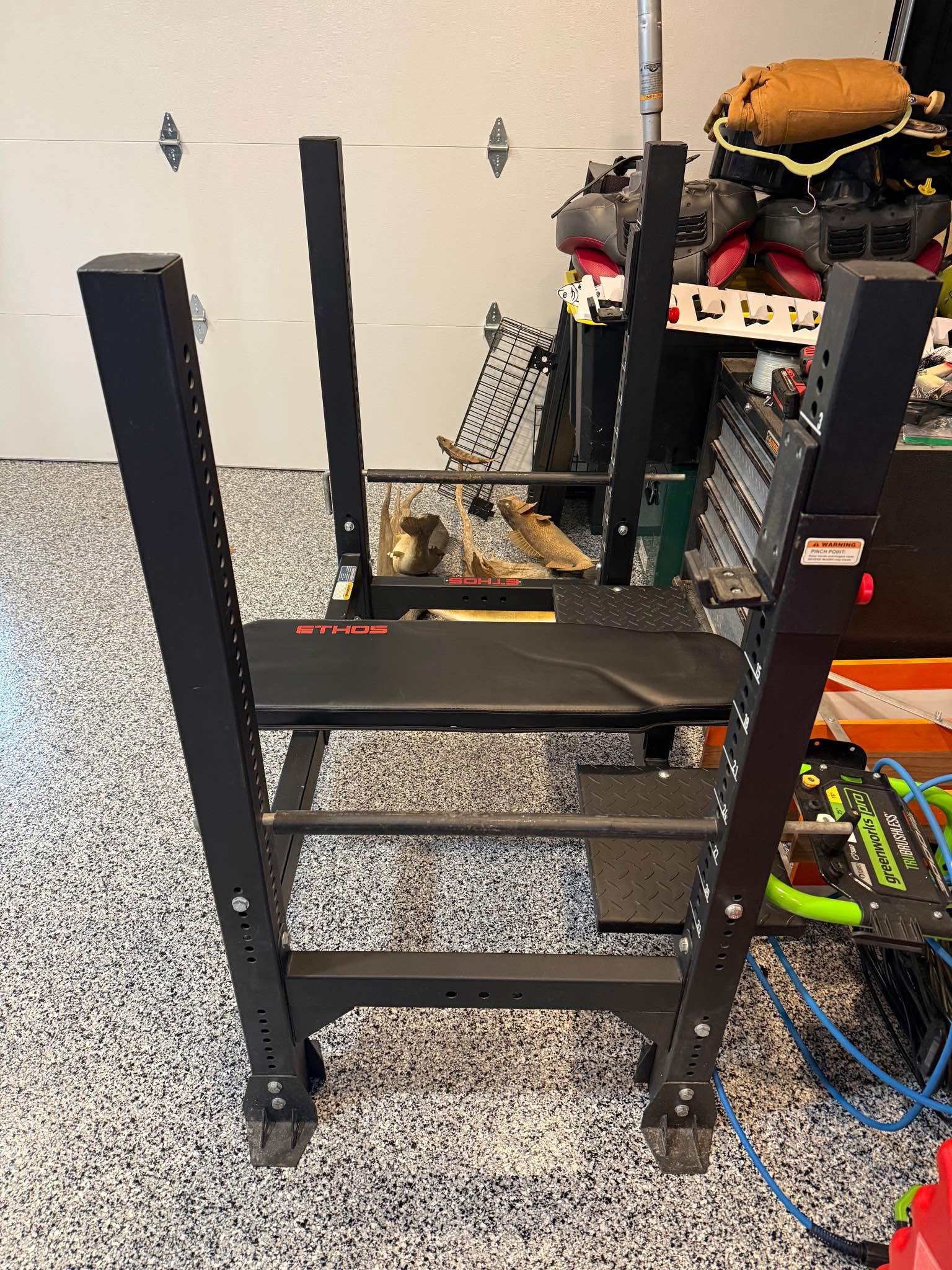 Ethos Olympic Workout Bench (assembled) - Weight Lifting Machines ...