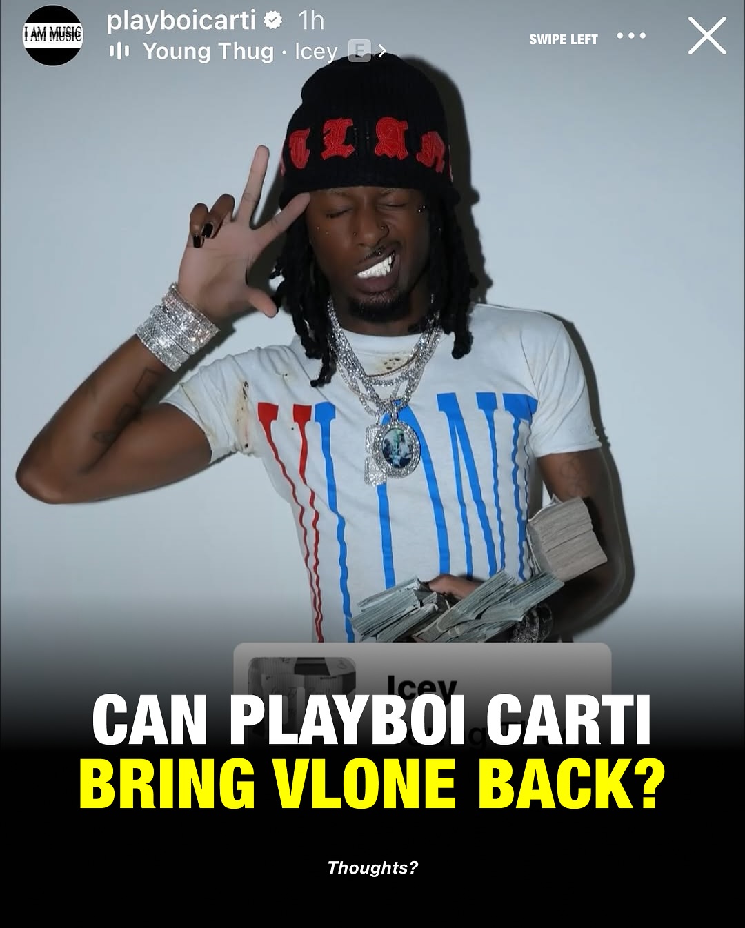 Carti posts new fit pic in Vlone 👀 Is Vlone coming back 2025