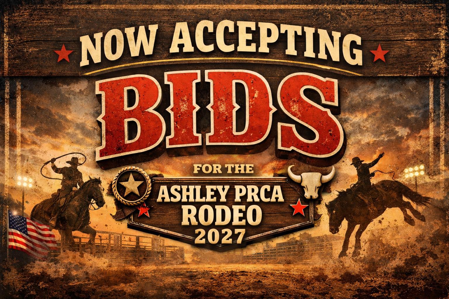 Ashley - 📣 NOW ACCEPTING BIDS | 2027 ASHLEY PRCA RODEO Please Share 📣 ...