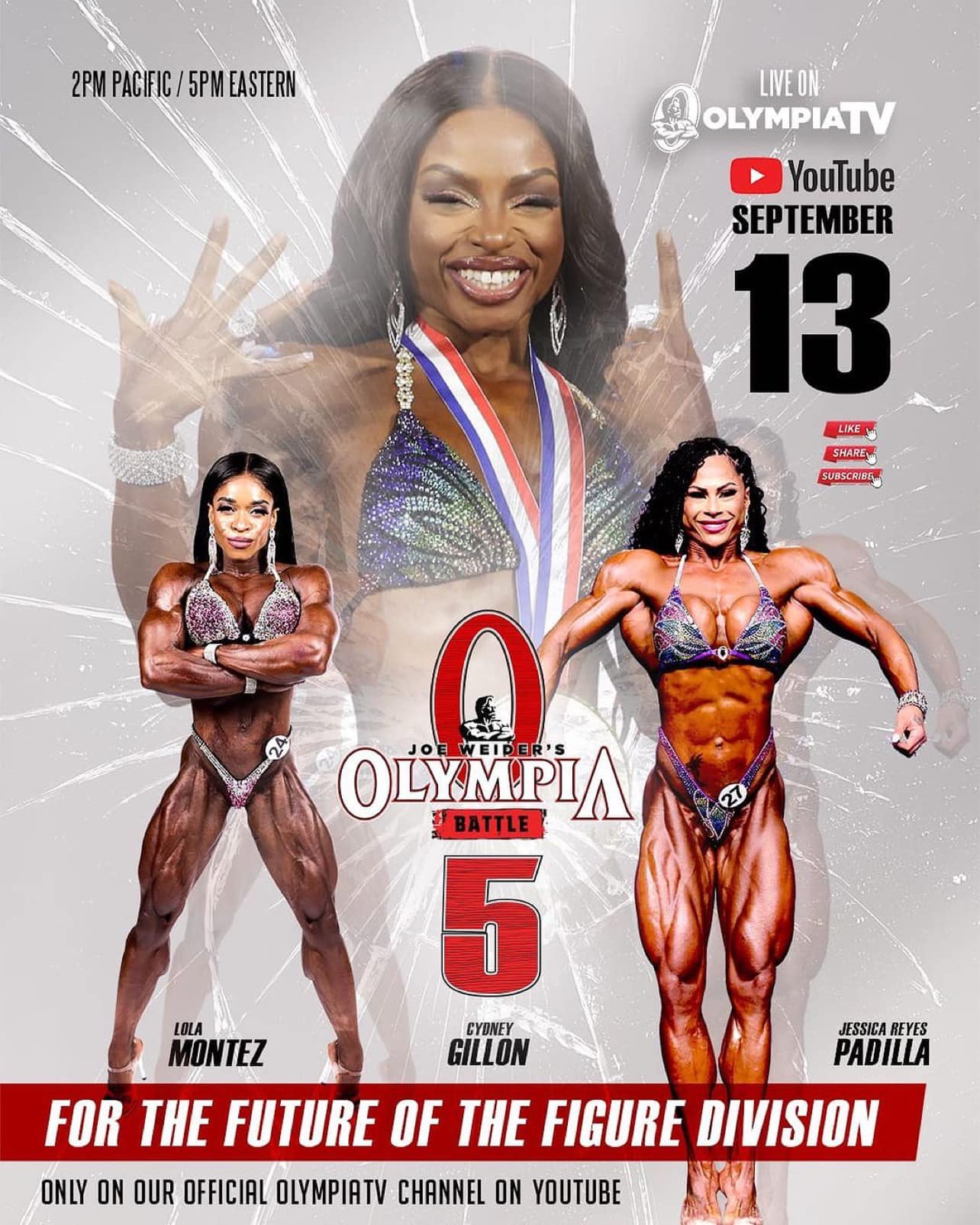 Rhea Gayle WINS the Figure Olympia, becoming the first Olympia 