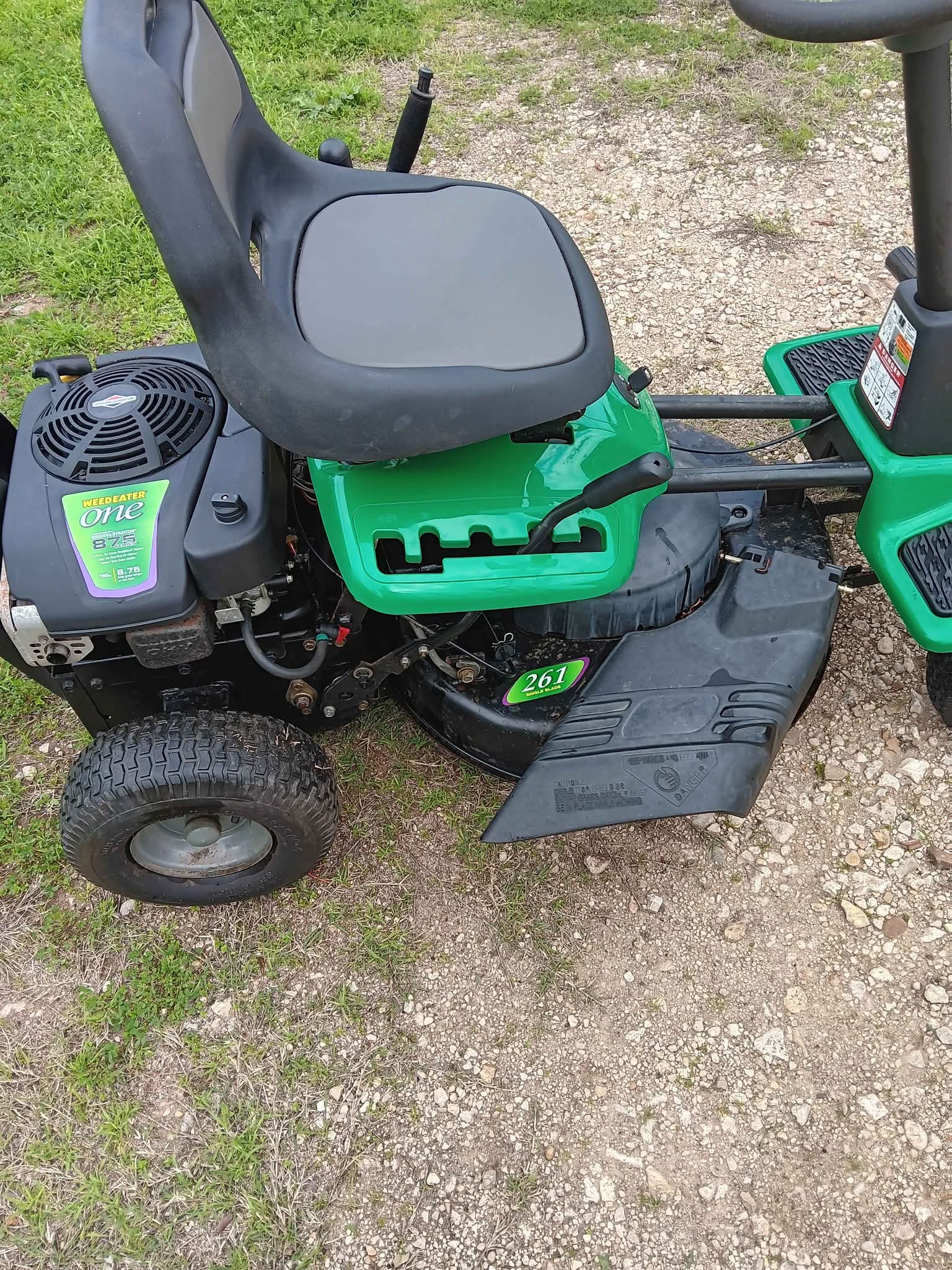 26in riding mower rear engine, Weedeater brand - Lawn Mowers - Seguin ...