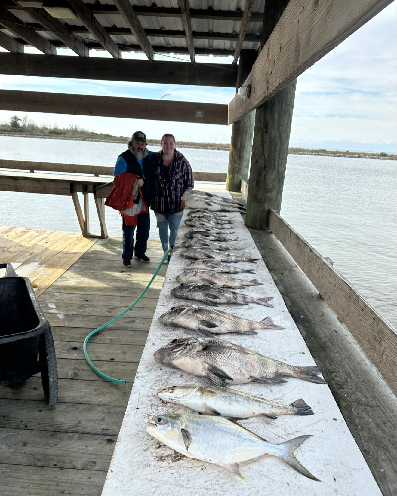 Southern - Capt. Justin Hymel and his guest came in with a nice mixed ...
