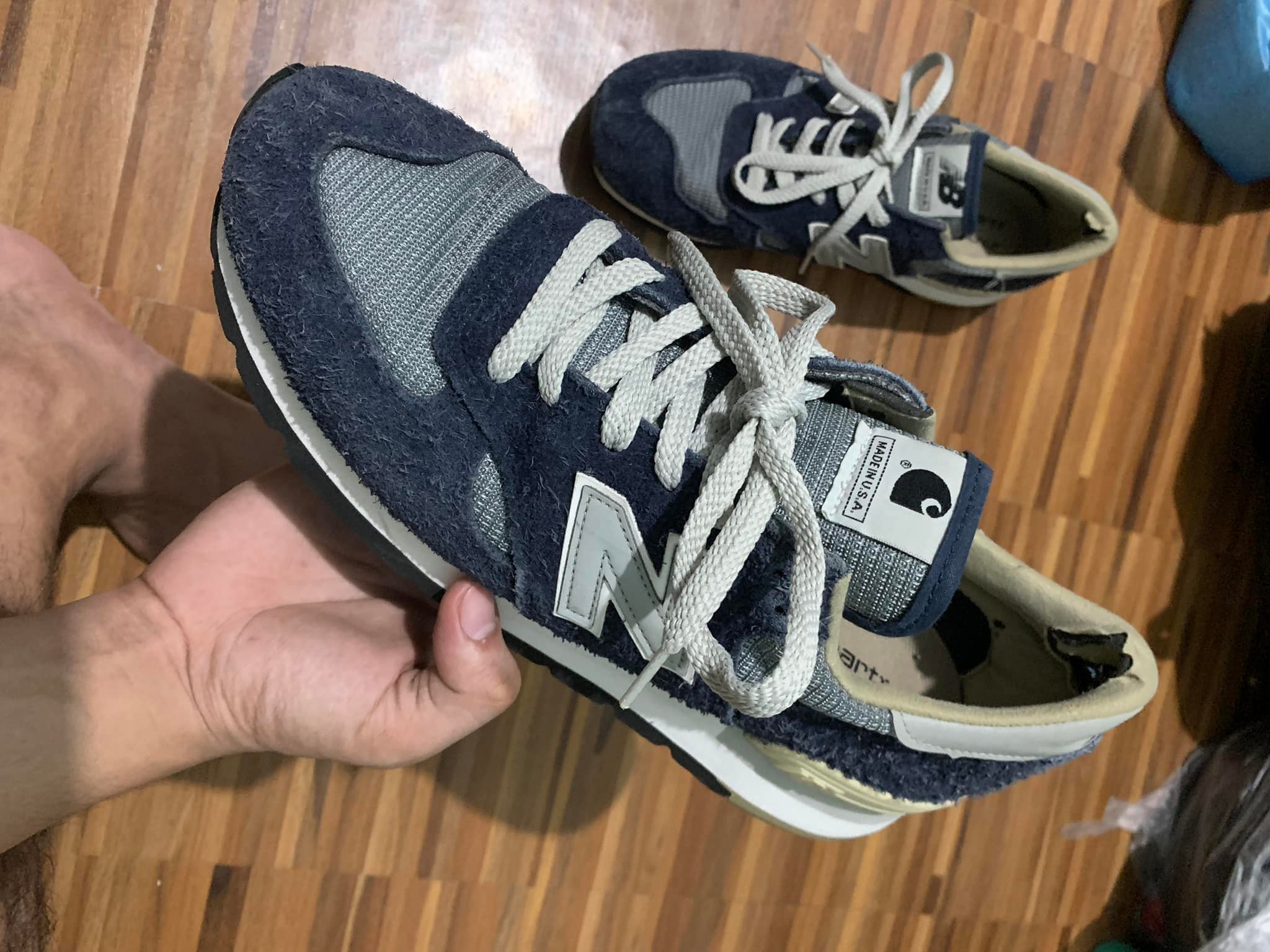 New Balance 990v1 x Carhartt Wip made in USA Dark Navy Size: 10 