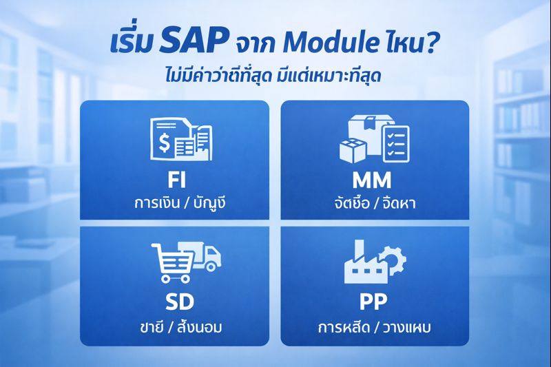 Simple - 🚀 เริ่ม SAP จาก Module ไหนดีที่สุด? คำถามอันดับ 1 ของมือใหม่ ...