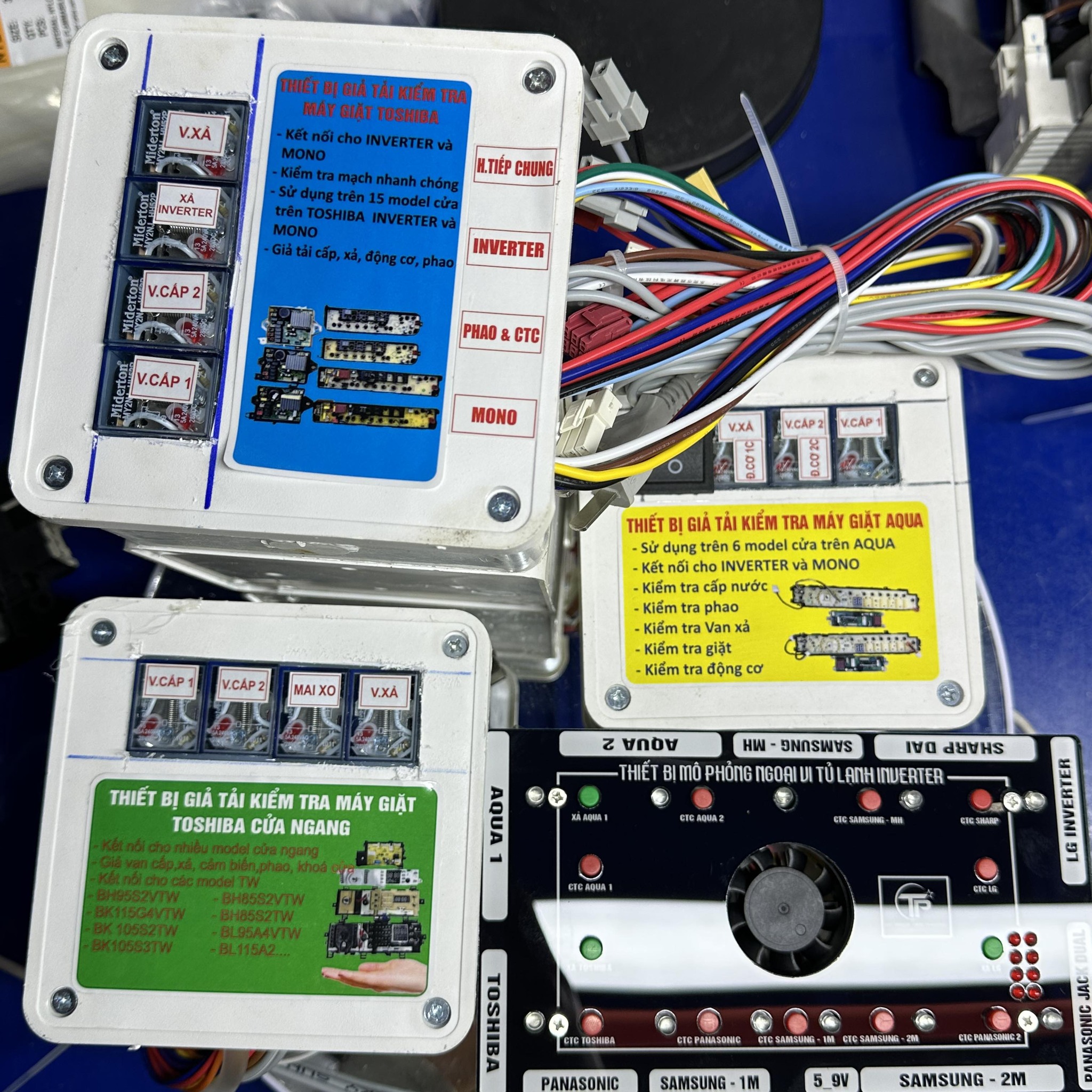 Bo test kiểm tra block tủ lạnh inverter, kiểm tra tình trạng lốc hỏng ...