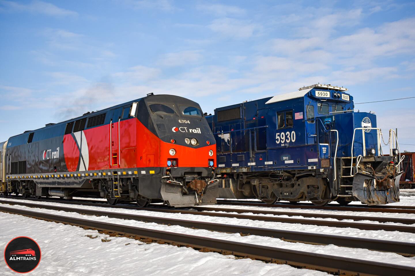 ALMTrains - Timed Out | CTrail Hartford Line Train 6454 to Springfield ...