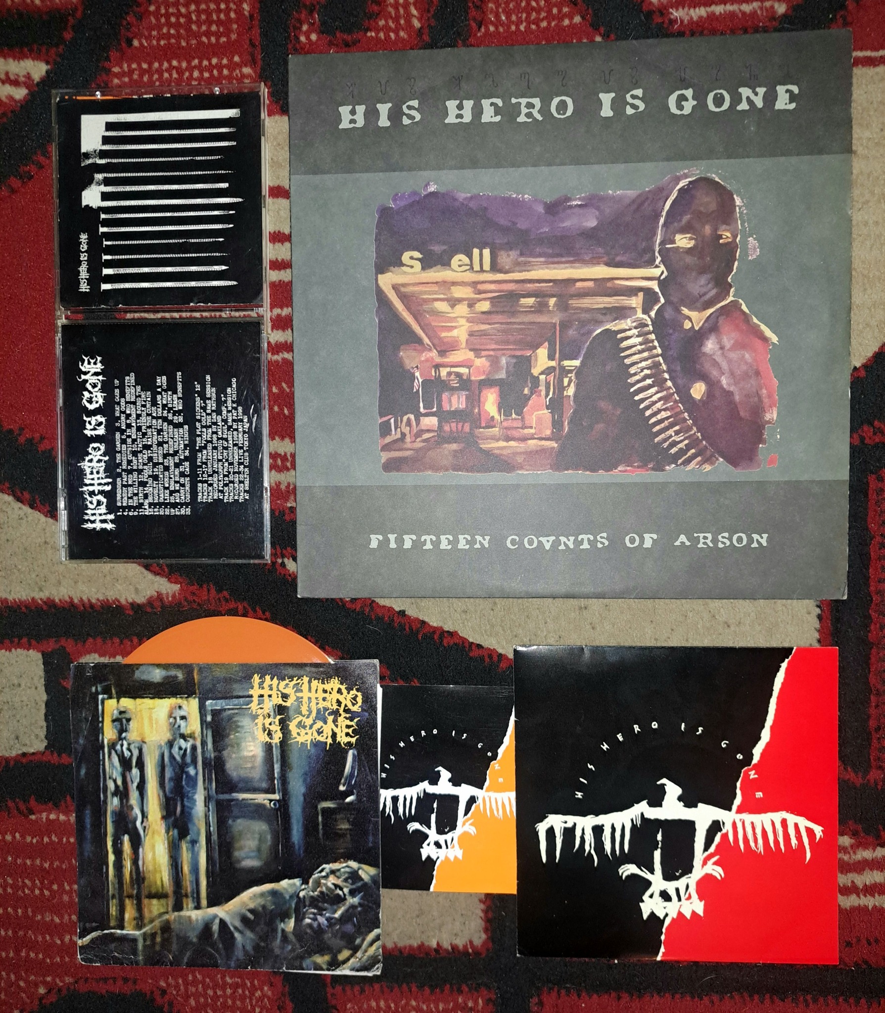 His Hero Is Gone's 'Fifteen Counts Of Arson' album