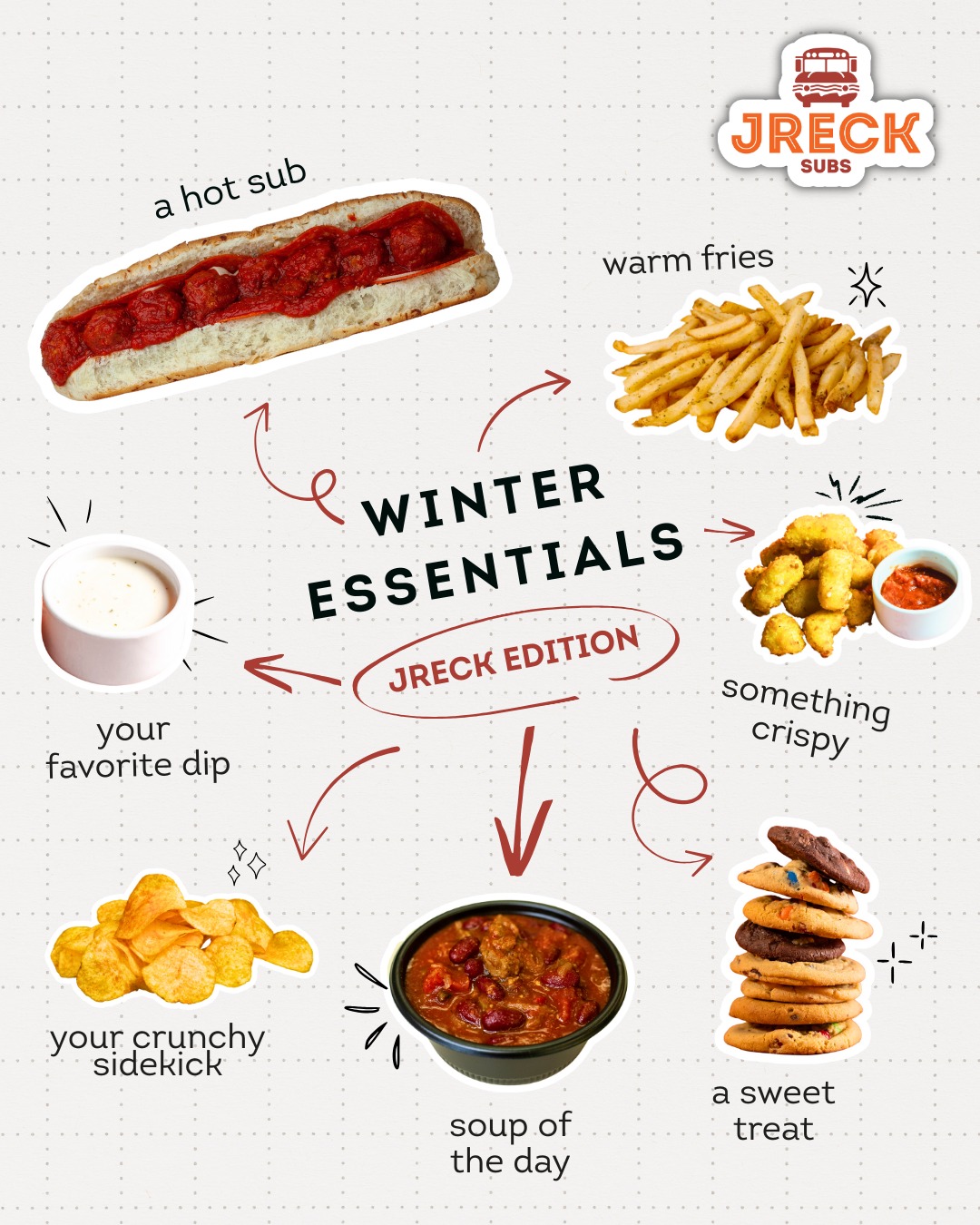 JRECK - It's comfort food season. What’s on your essentials list? ️ ...