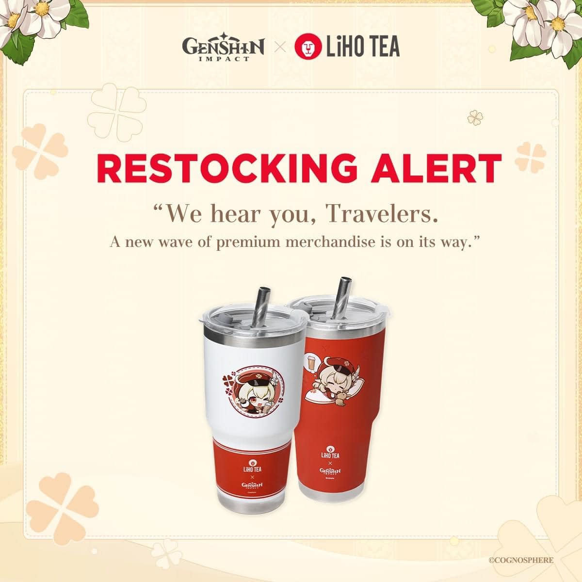 Genshin Impact x LiHO TEA Tumblers NOW AVAILABLE IN STORES!✨ You