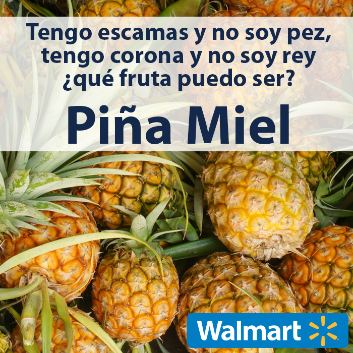 Walmart México - ¿Adivinaste? La respuesta correcta es Piña Miel, una ...