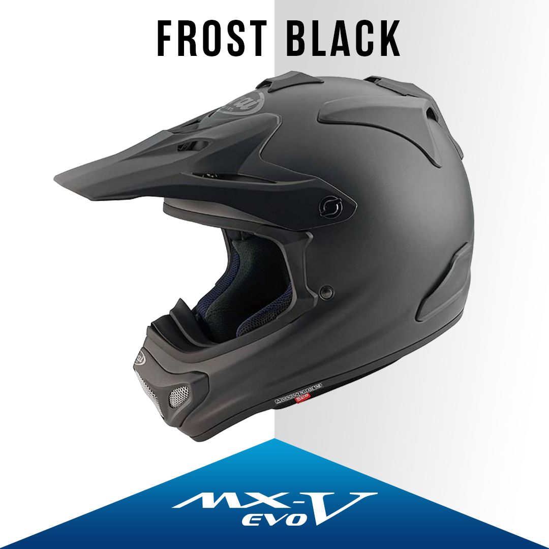 arai helmet mx gray VX-Pro4 Solid Helmet, Black Frost / Small Pioneered by Arai Arai MX-V Motocross Helmet |
