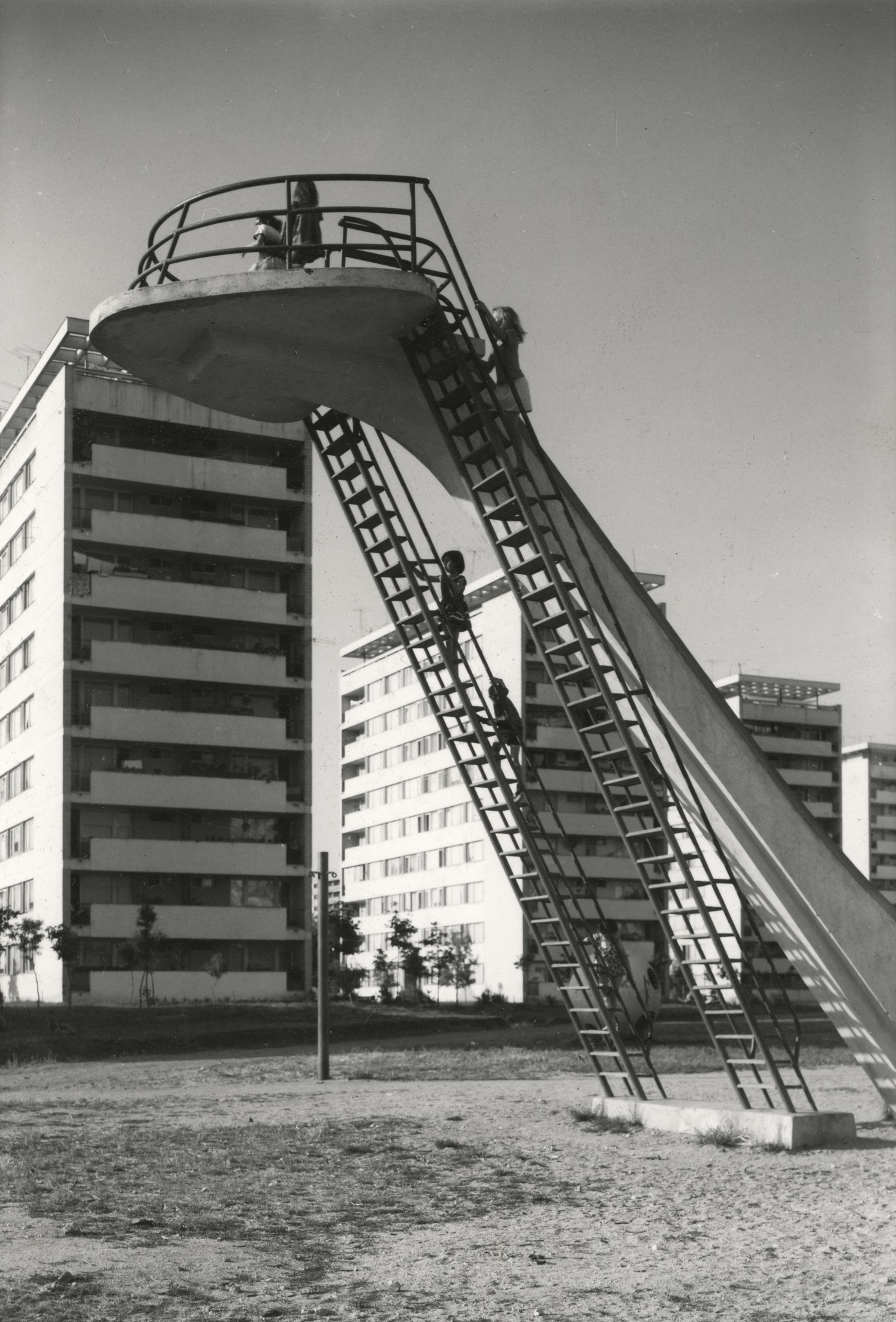 Soc - The concrete slide in the Bucharest neighborhood of Balta Albă ...