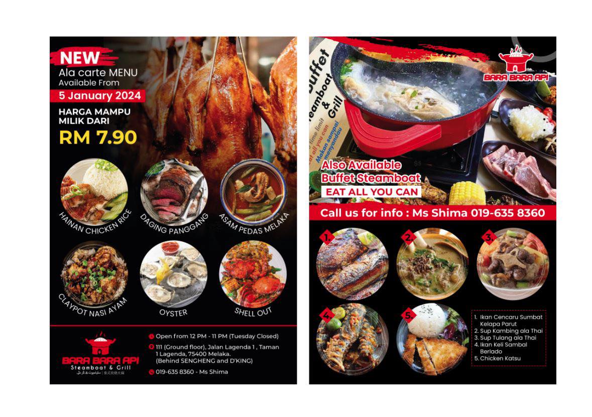 BARA BARA API - Steamboat & Grill | Malacca City