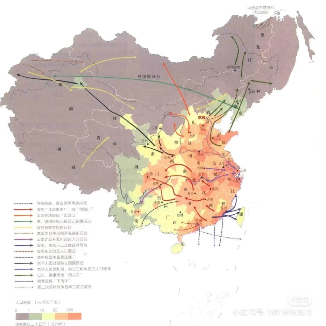 SINOSPHERE 漢字文化圈 | Population density and direction of large-scale ...