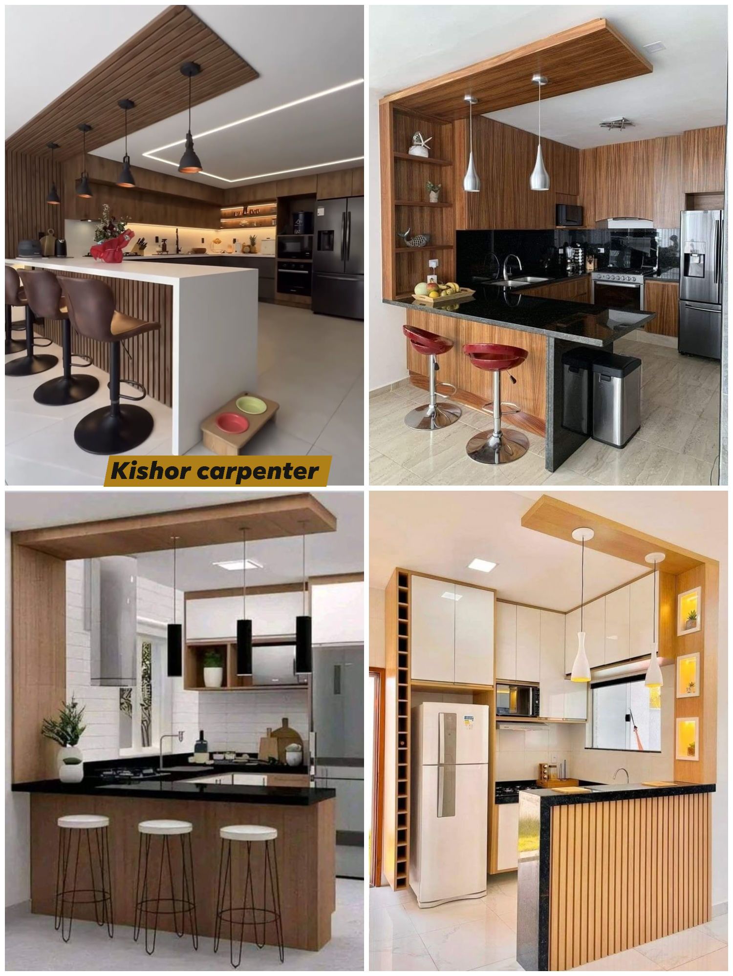Kitchen partition beautiful design ️ ️ ️ - Kishor carpenter | Facebook