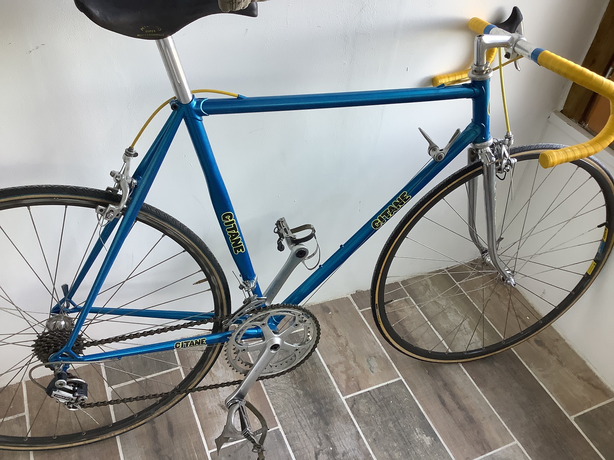 Gitane Vigorelli aero bike with Dura Ace upgraded from Shimano 600AX