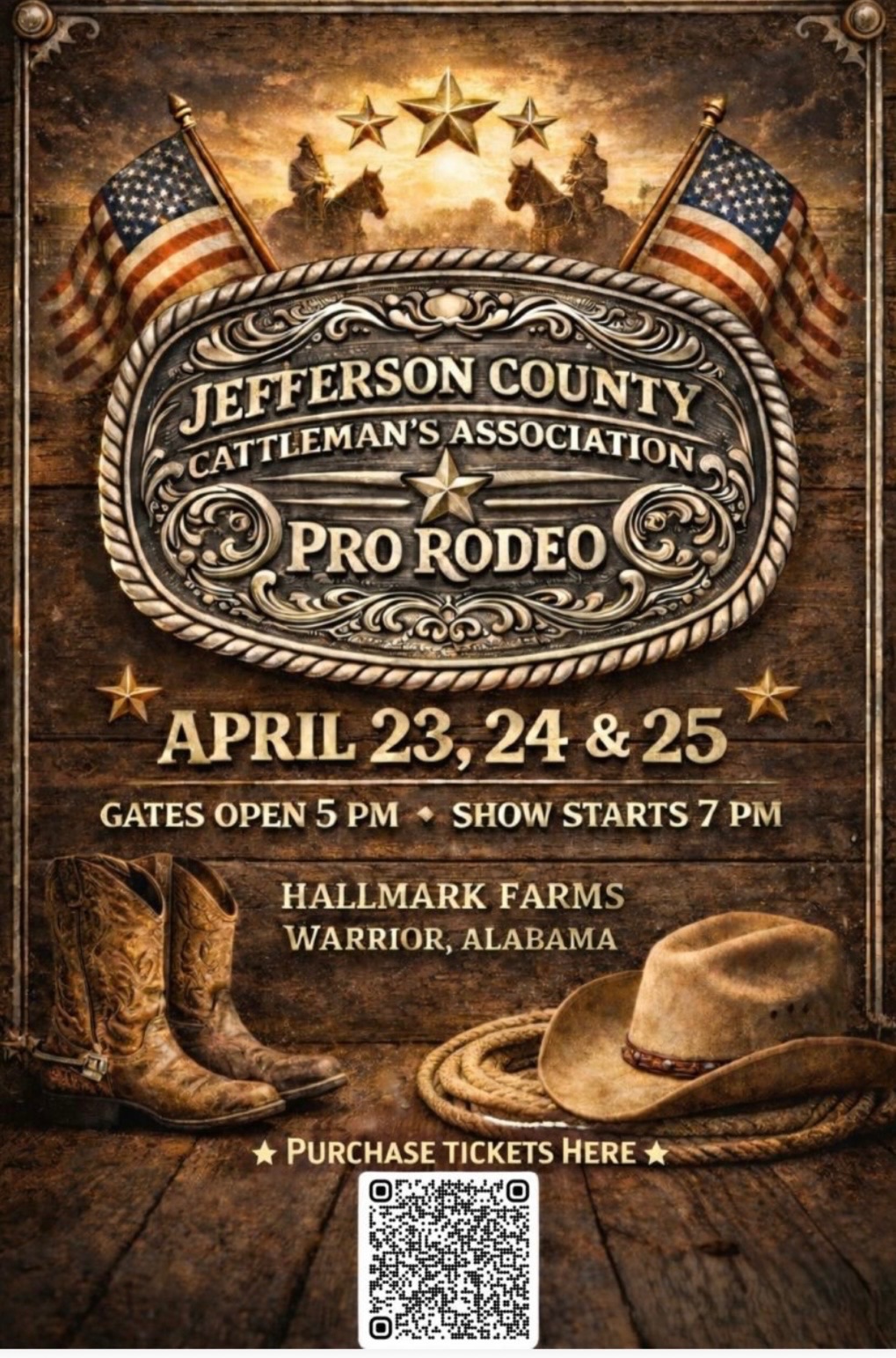Jefferson County Cattlemen's Association Pro-Rodeo at Hallmark Farms