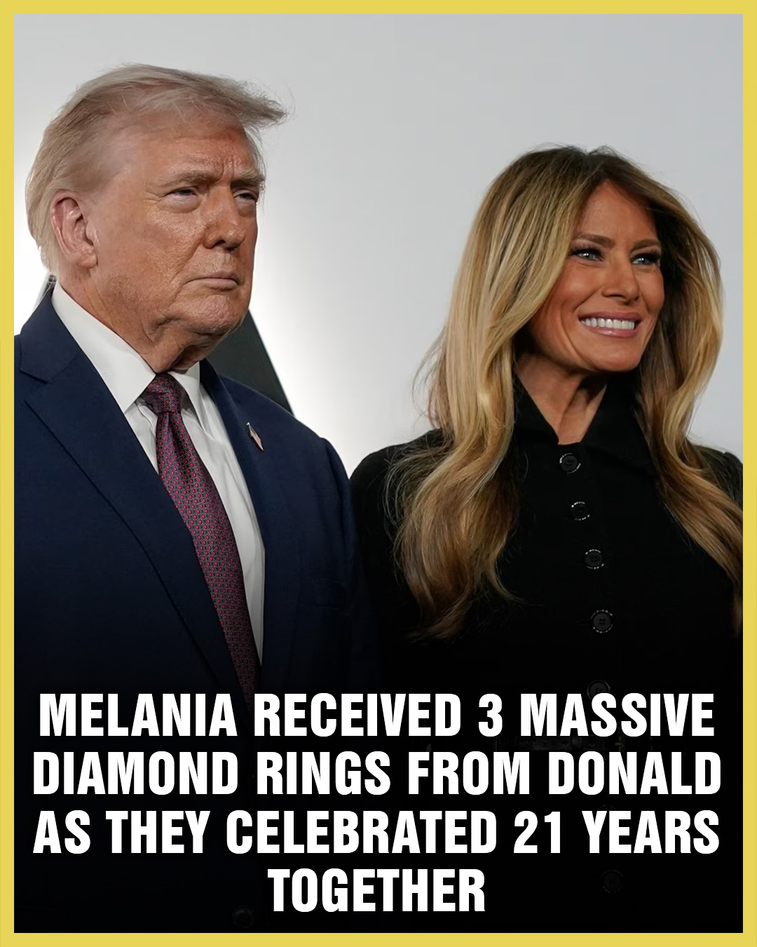 FTD - Melania Trump celebrated her 21st anniversary with Donald Trump ...
