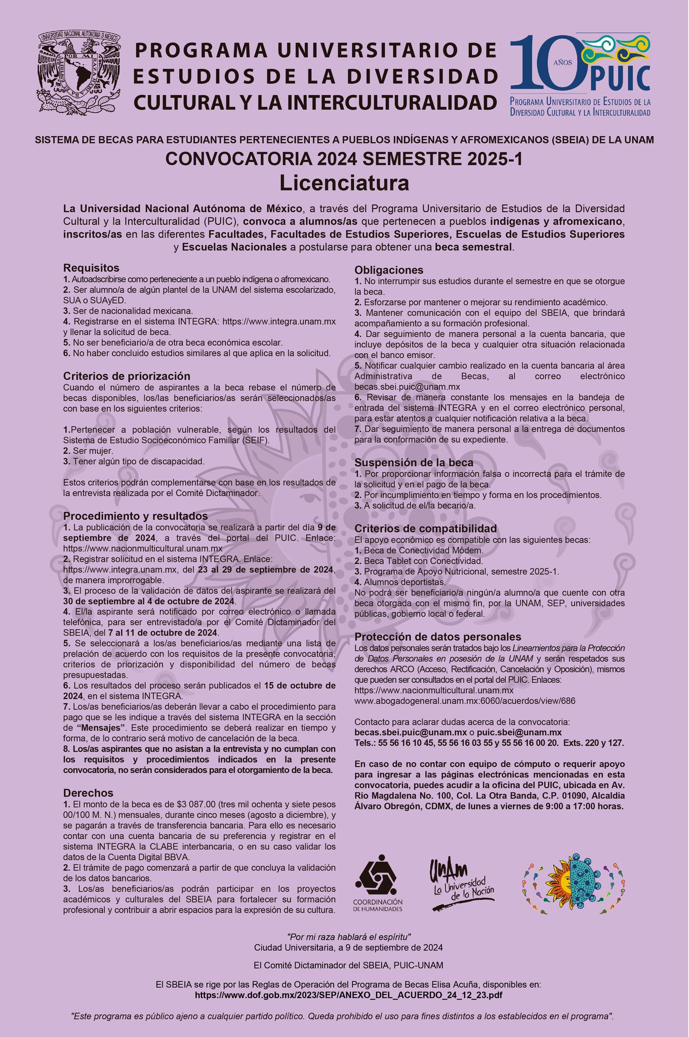 📌 Tramita tu beca: 💗 SBEI 2025-1 –... - FES Acatlán - UNAM | Facebook
