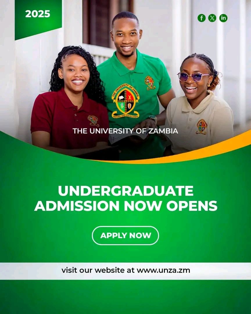 THE UNIVERSITY OF ZAMBIA 2025/2026 INTAKE | Facebook
