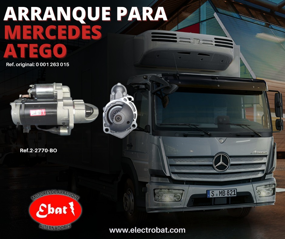 Electrobat - ¡Arranque 2-2770-BO (Ref. Original: 0 001 263...