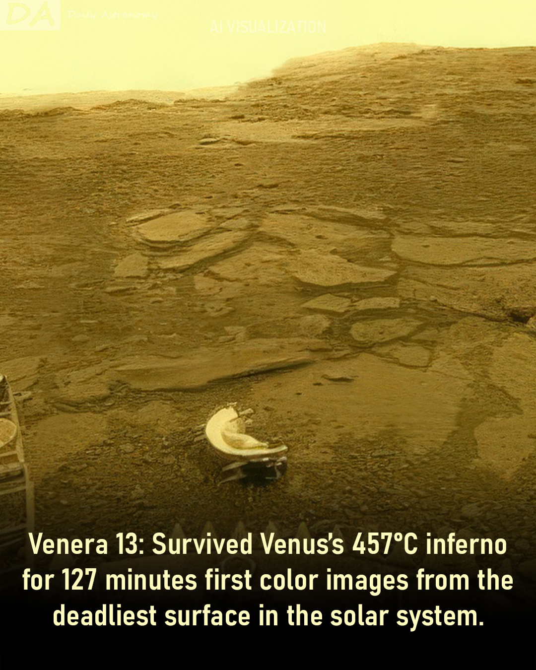 🔥 In 1982, a Soviet spacecraft landed on a planet where the air