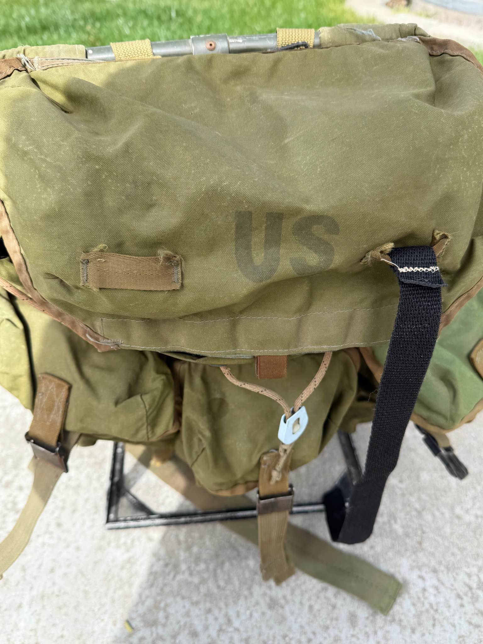 Vintage US Military Alice Pack Rucksack With LC1 Frame Radio Rack ...