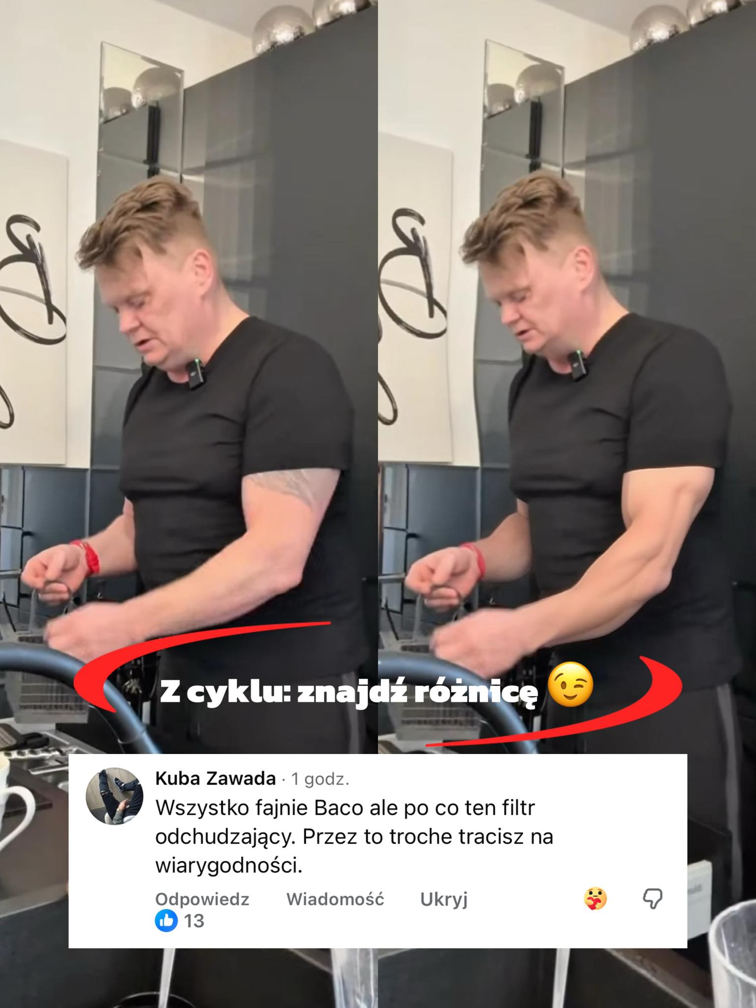 Cyprysek - Nie używam filtrów na żadnych filmach. Po lewej jestem ja ...