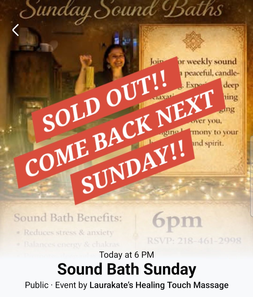 Sound Bath Sunday