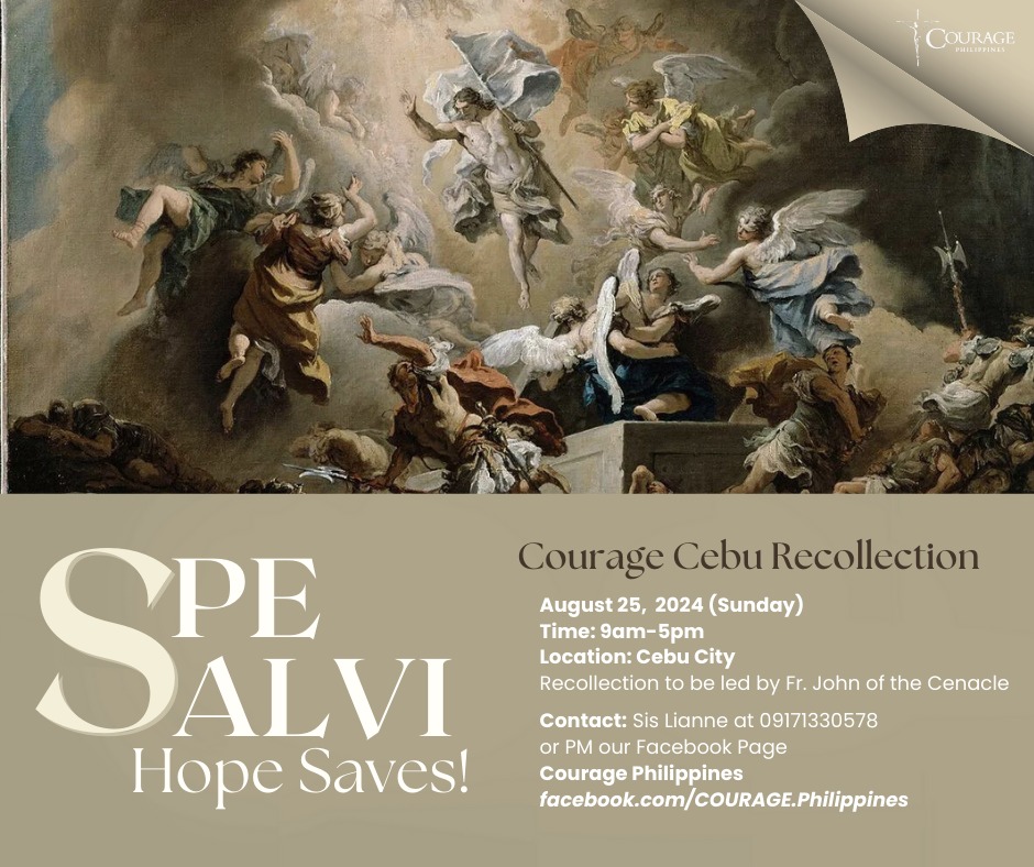 COURAGE - Spe Salvi (Hope Saves): A Recollection for Persons with Same ...