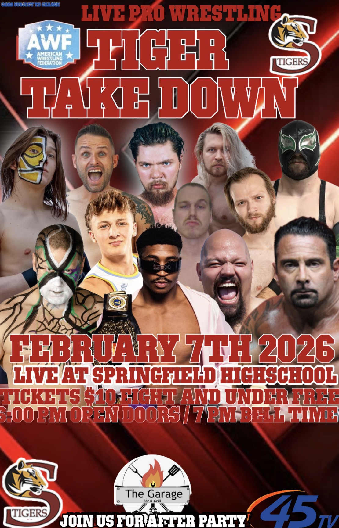 AWF - 🔥 AWF PRO WRESTLING RETURNS TO SPRINGFIELD! 🔥 Get ready ...