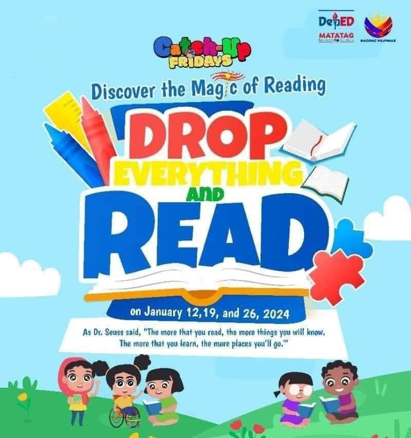 DepEd Commons - 𝗟𝗲𝘁 𝘂𝘀 𝗗𝗘𝗔𝗥 - 𝗗𝗿𝗼𝗽 𝗘𝘃𝗲𝗿𝘆𝘁𝗵𝗶𝗻𝗴 𝗔𝗻𝗱 𝗥𝗲𝗮𝗱 |... | Facebook